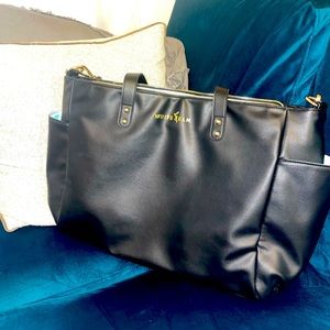 Black White Elm Aquila Tote Bag